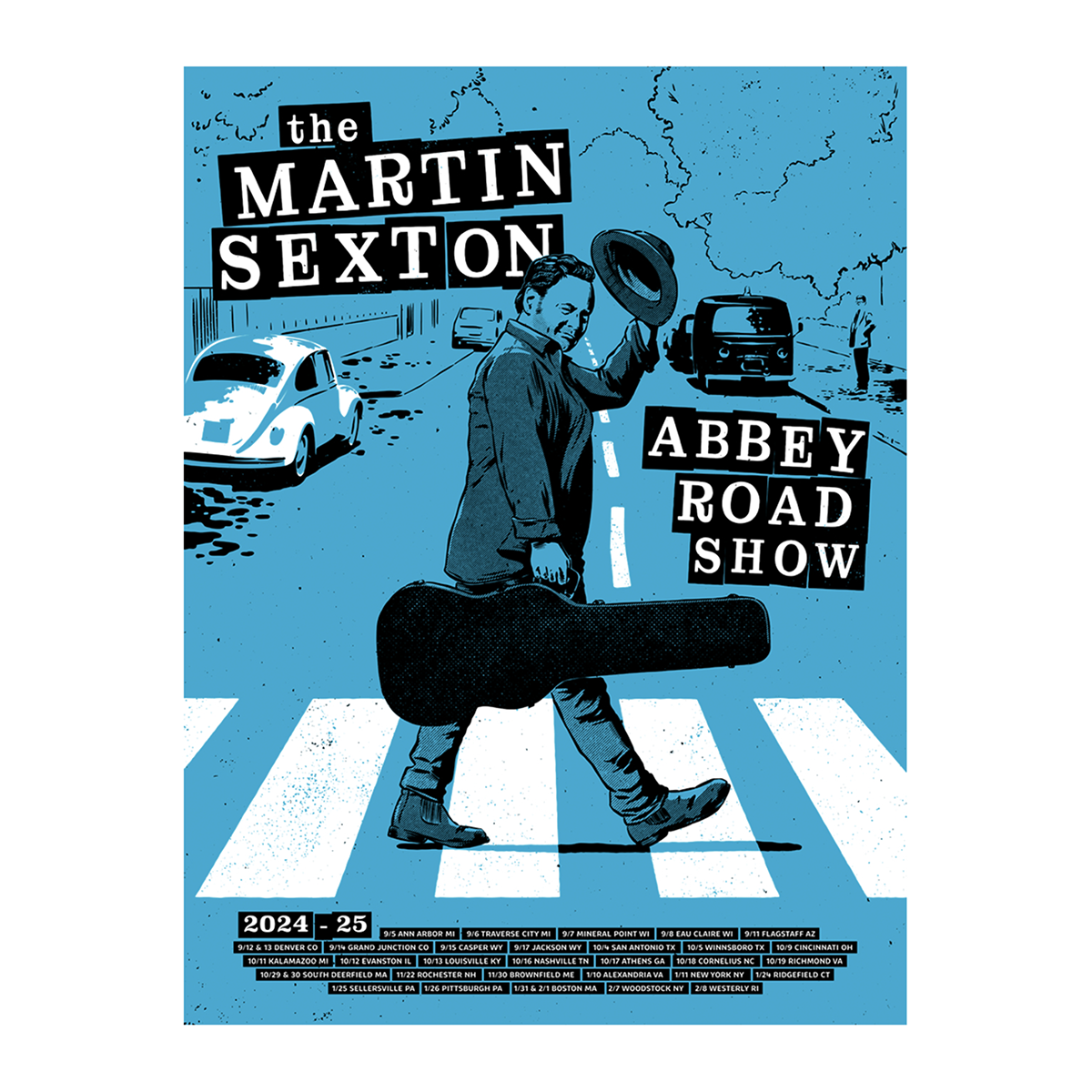 2024 Tour Poster - Blue