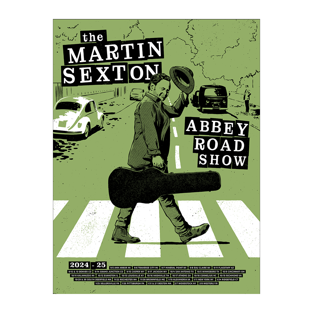 2024 Tour Poster - Green