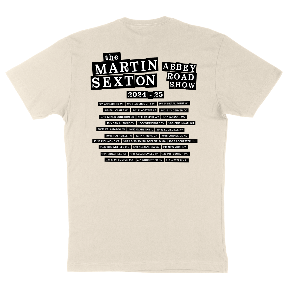 Abbey Road Tee (Cream)