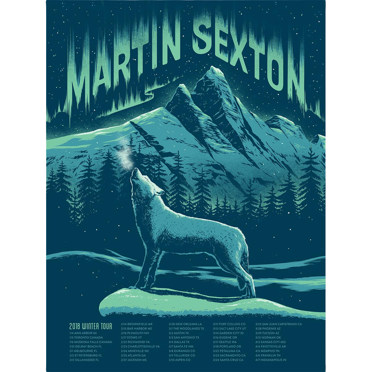 Winter 2018 Tour Poster
