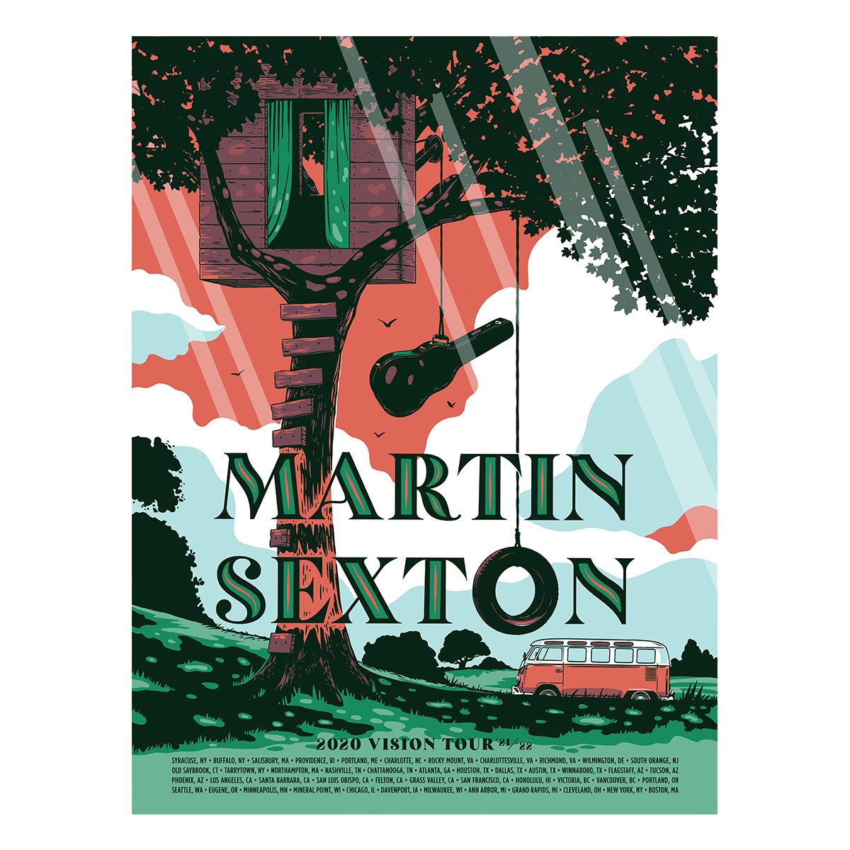 2020 Vision Tour Poster (Fall 21 / Winter 22)