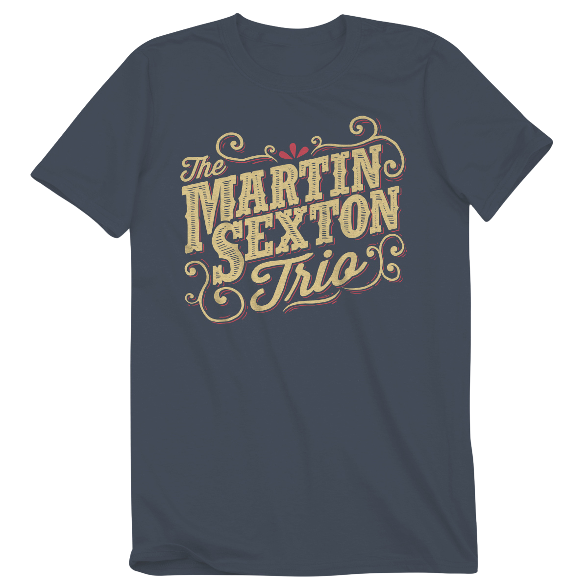 Trio Logo Tee - Navy