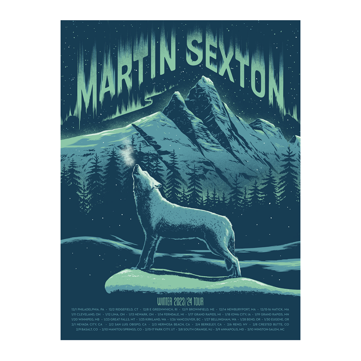 Winter 2023/2024 Tour Poster