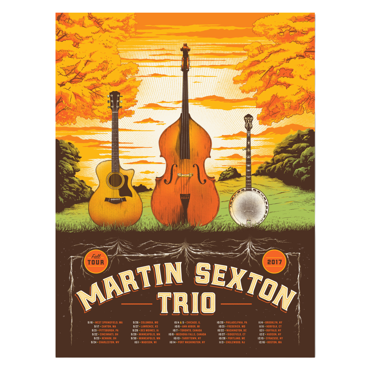 Trio 2017 Fall Tour Poster