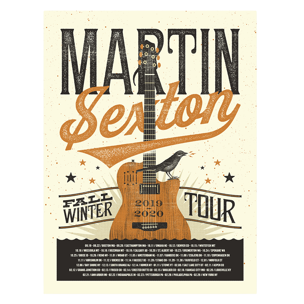 2019-2020 Fall/Winter Tour Poster